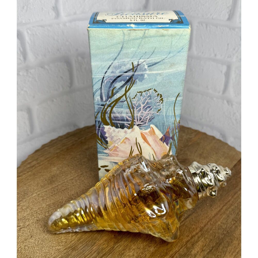 NEW Vintage Avon Sea Treasure Charisma Foaming Bath Oil 5fl. oz.